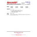 Sharp LC-42X20E (serv.man17) Service Manual / Technical Bulletin