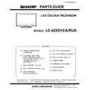 Sharp LC-42XD1EA (serv.man9) Service Manual / Parts Guide