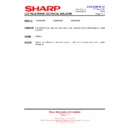 Sharp LC-45GD1E (serv.man52) Service Manual / Technical Bulletin