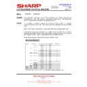 Sharp LC-45GD1E (serv.man60) Service Manual / Technical Bulletin