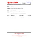 Sharp LC-45GD1E (serv.man61) Service Manual / Technical Bulletin