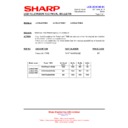 Sharp LC-46LE700E (serv.man20) Service Manual / Technical Bulletin