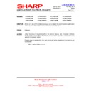 Sharp LC-46LE700E (serv.man22) Service Manual / Technical Bulletin