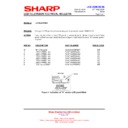 Sharp LC-46LE700E (serv.man25) Service Manual / Technical Bulletin