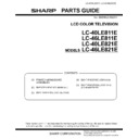 Sharp LC-46LE821E (serv.man14) Service Manual / Parts Guide