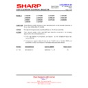 Sharp LC-46X8E (serv.man17) Service Manual / Technical Bulletin