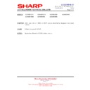 Sharp LC-46XD1E (serv.man20) Service Manual / Technical Bulletin