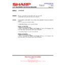 Sharp LC-60LE636E (serv.man22) Service Manual / Technical Bulletin