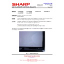 Sharp LC-60LE636E (serv.man26) Service Manual / Technical Bulletin