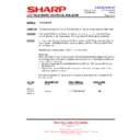 Sharp LC-70LE741E (serv.man20) Service Manual / Technical Bulletin