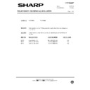 Sharp VT-3700H (serv.man50) Service Manual / Technical Bulletin