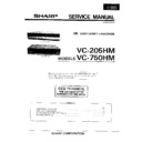 Sharp VC-205HM Service Manual