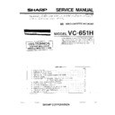 vc-651h (serv.man2) service manual