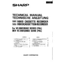 Sharp VC-D801H Service Manual