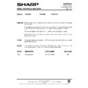 Sharp VC-MH67HM (serv.man33) Service Manual / Technical Bulletin