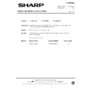 Sharp VC-MH67HM (serv.man42) Service Manual / Technical Bulletin