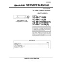Sharp VC-MH711HM (serv.man2) Service Manual