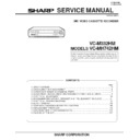Sharp VC-MH742HM Service Manual / Specification
