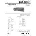 cdx-c90r service manual
