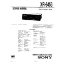 Sony XR-6453 Service Manual