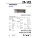 xr-f5100 service manual
