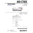 avd-c70es service manual