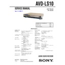 avd-ls10 service manual