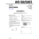 avd-s50, avd-s50es (serv.man3) service manual