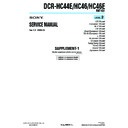 Sony DCR-HC44E, DCR-HC46, DCR-HC46E (serv.man4) Service Manual