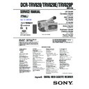 Sony DCR-TRV820, DCR-TRV820E, DCR-TRV820P Service Manual