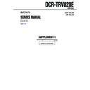 Sony DCR-TRV820E (serv.man3) Service Manual