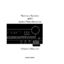 Harman Kardon AVAP 5G User Manual / Operation Manual