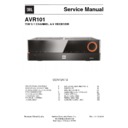 Harman Kardon AVR 101 Service Manual