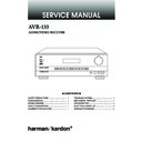Harman Kardon AVR 133 Service Manual