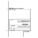 avr 140 (serv.man10) user manual / operation manual