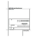 avr 140 (serv.man13) user manual / operation manual
