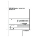 avr 140 (serv.man8) user manual / operation manual