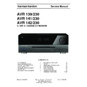 Harman Kardon AVR 141 (serv.man4) Service Manual