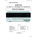 Harman Kardon AVR 145 (serv.man3) Service Manual