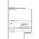 avr 1550 (serv.man10) user manual / operation manual