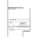 avr 1550 (serv.man12) user manual / operation manual