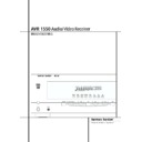avr 1550 (serv.man7) user manual / operation manual