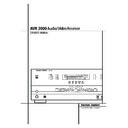 avr 2000 (serv.man11) user manual / operation manual