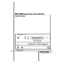 avr 2000 (serv.man12) user manual / operation manual