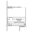 avr 2000 (serv.man7) user manual / operation manual