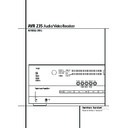 avr 235 (serv.man10) user manual / operation manual