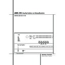 avr 235 (serv.man6) user manual / operation manual
