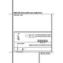 avr 235 (serv.man7) user manual / operation manual