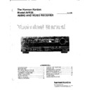 Harman Kardon AVR 25 (serv.man5) Service Manual