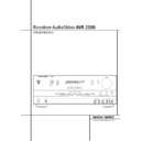 avr 2500 (serv.man12) user manual / operation manual